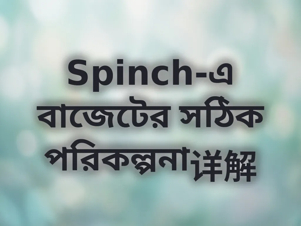 বাজেট পরিকল্পনা গাইড